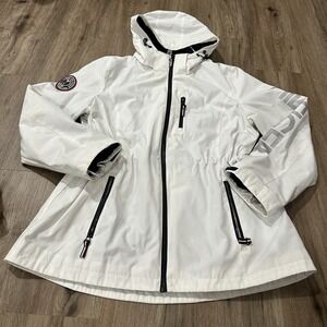Tommy Hilfiger Women's 3 In 1 Systems Jacket All Weather White Size Large